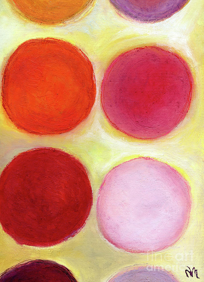 The Happy Dots 6 Painting by Nancy Moniz Charalambous