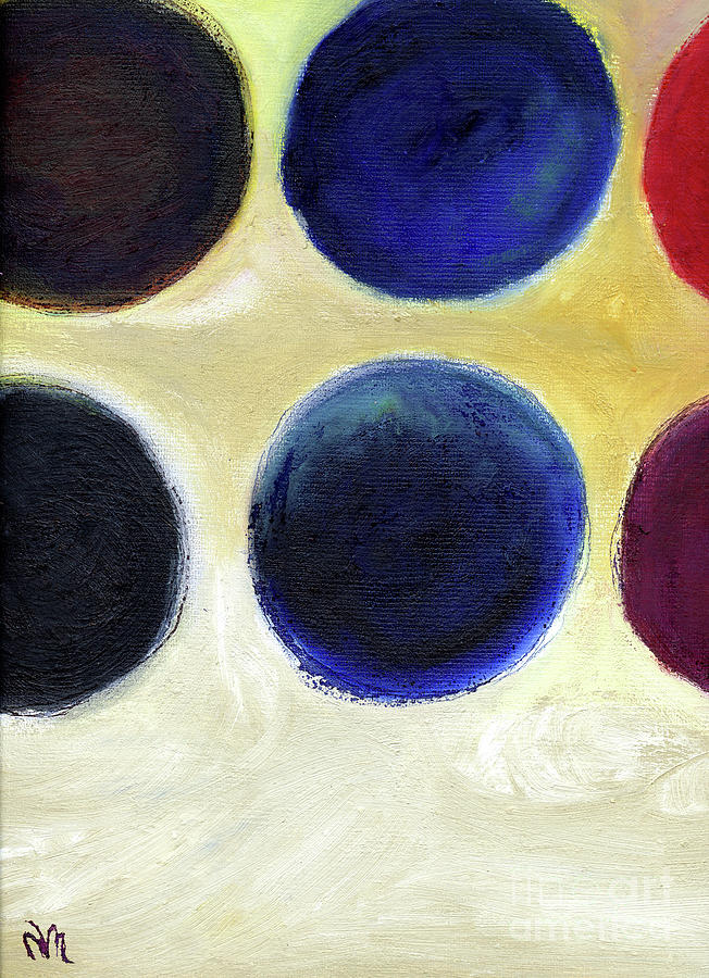 The Happy Dots 8 Painting by Nancy Moniz Charalambous