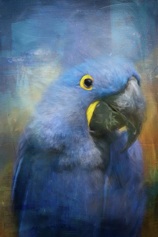 The Happy Macaw Painting by Jai Johnson