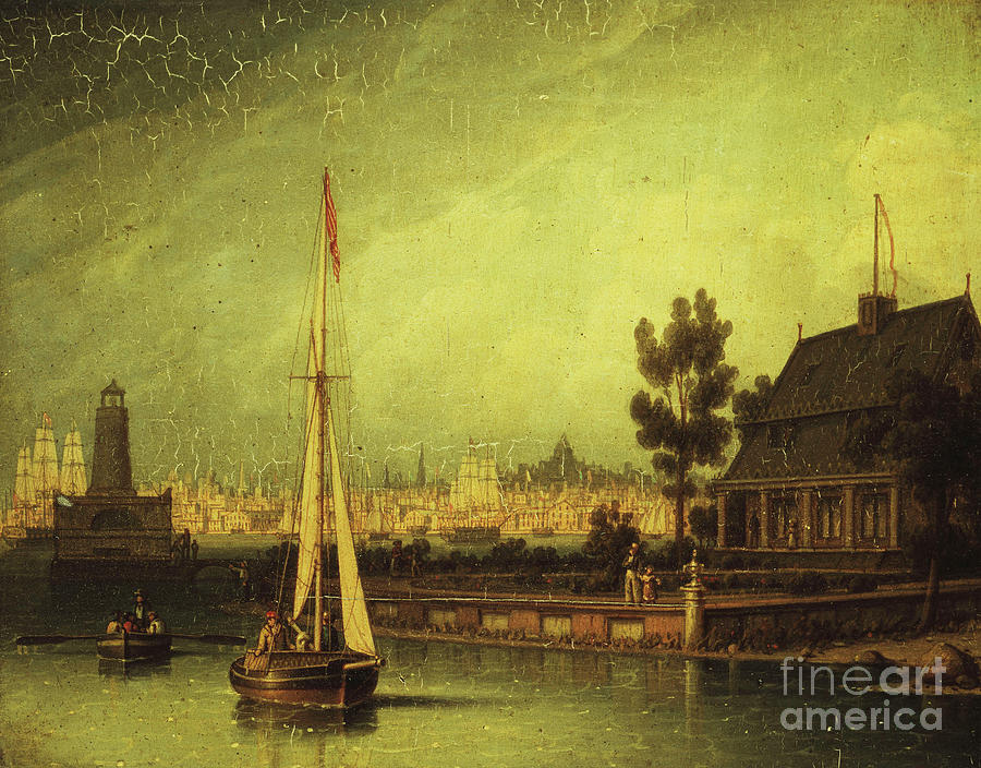 Robert Salmon Painting - The Harbor, Liverpool by Robert Salmon