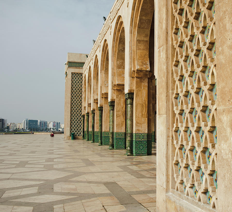 The Hassan II Mosque Or Grande Mosquée Photograph by Uygar Ozel