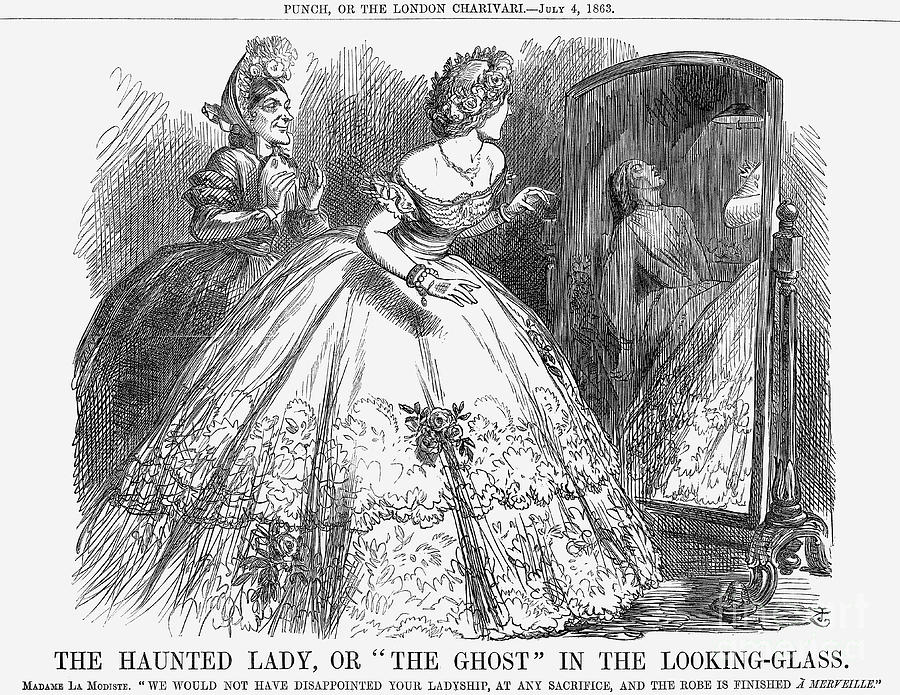 The Haunted Lady, Or The Ghost Drawing by Print Collector