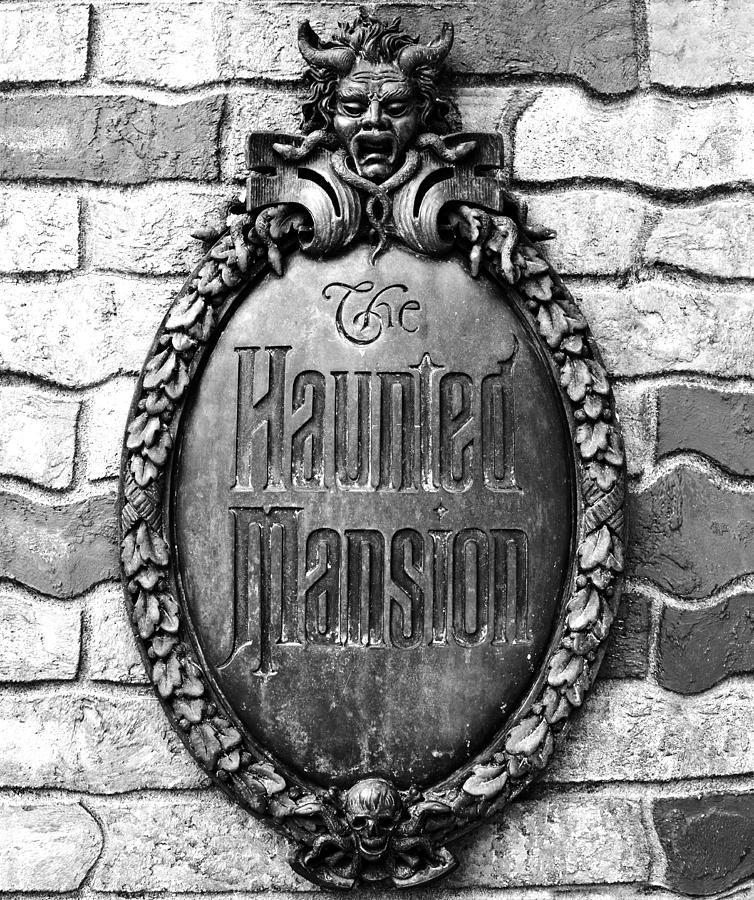 The Haunted Mansion emblem Photograph by David Lee Thompson