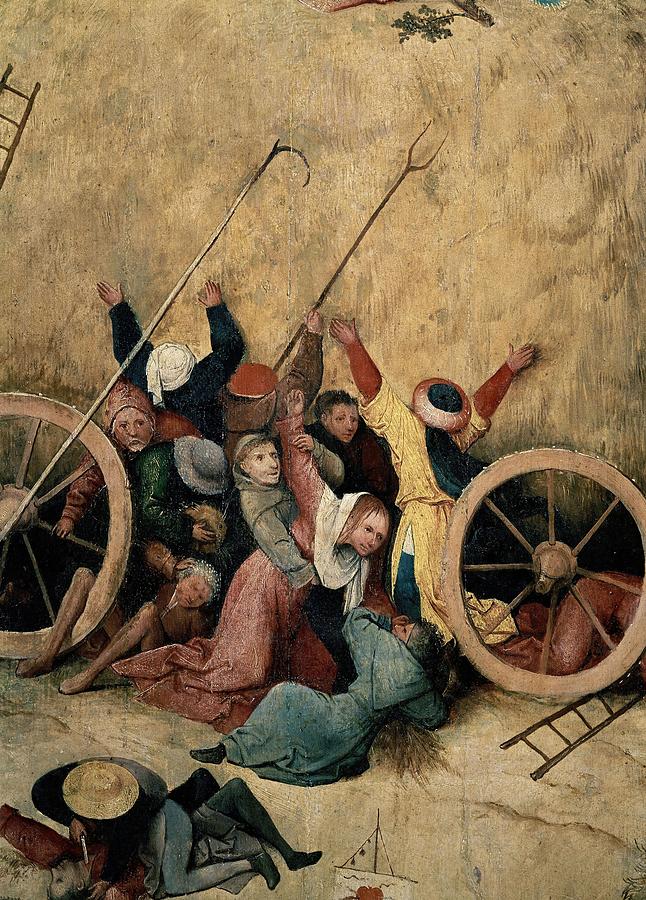 The Haywain -detail-, ca. 1516, Oil on canvas, P02052. Painting by Hieronymus Bosch -c 1450-1516-