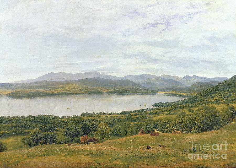 The Head Of Windermere Painting by John Glover
