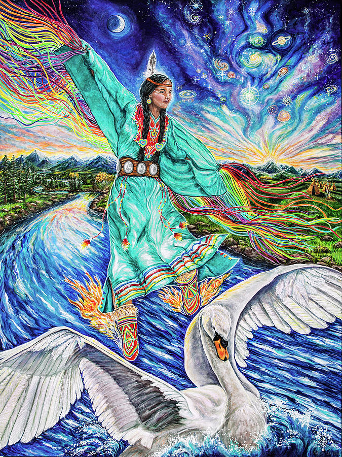 The Healing Wind Painting by Donna Yates