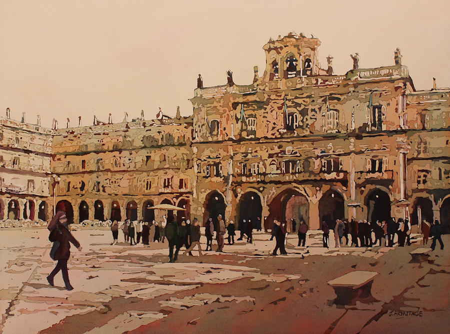 The Heart of Salamanca Painting by Jenny Armitage