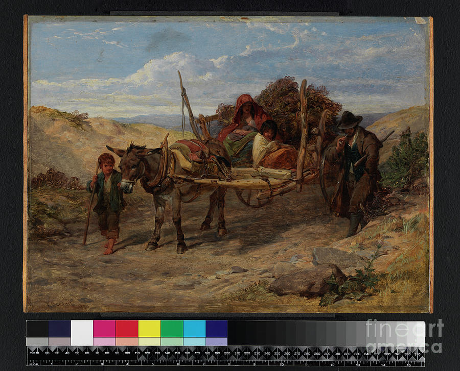 The Heathcart, 1850 Painting by Frederick Goodall - Fine Art America