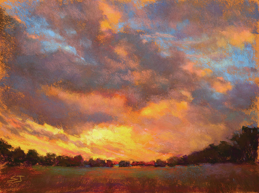 The Heavens Declare His Glory Painting by Susan Jenkins