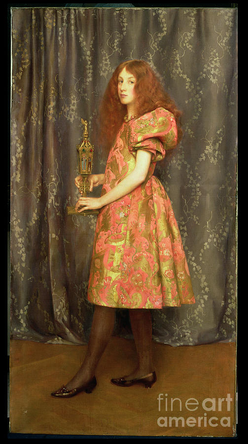 Portrait Painting - The Heir To All The Ages, C.1897 by Thomas Cooper Gotch