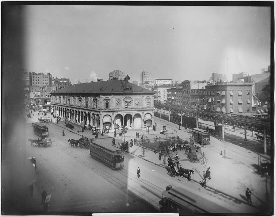 The Herald Building Photograph by The New York Historical Society