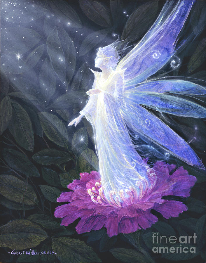 Fairy Painting - The Hidden Worlds by Gilbert Williams
