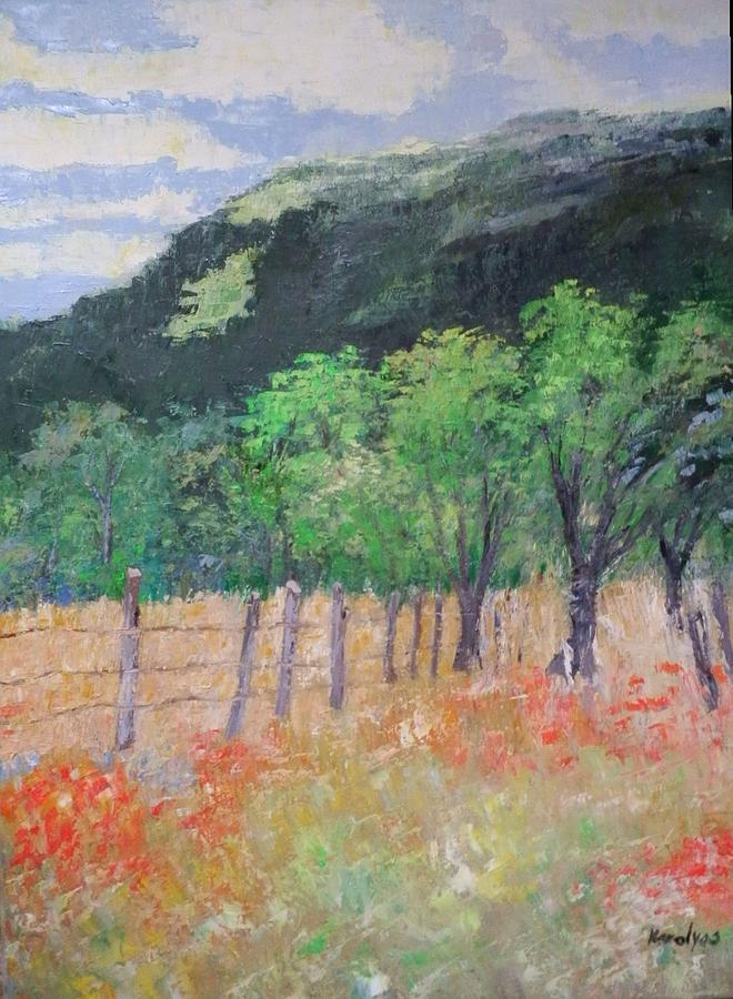 The Hills Of Home Painting By Maria Karalyos Fine Art America