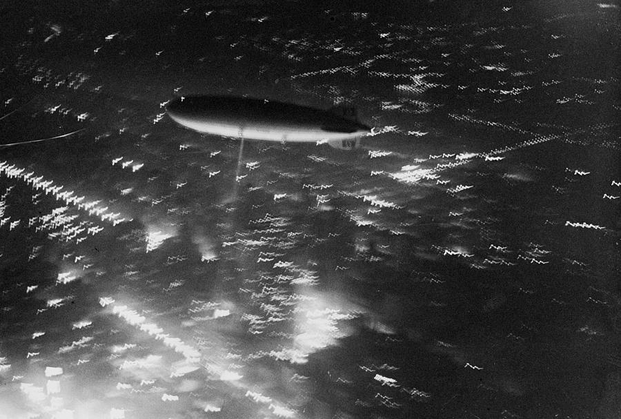 The Hindenburg Dirigible Over New York by New York Daily News Archive