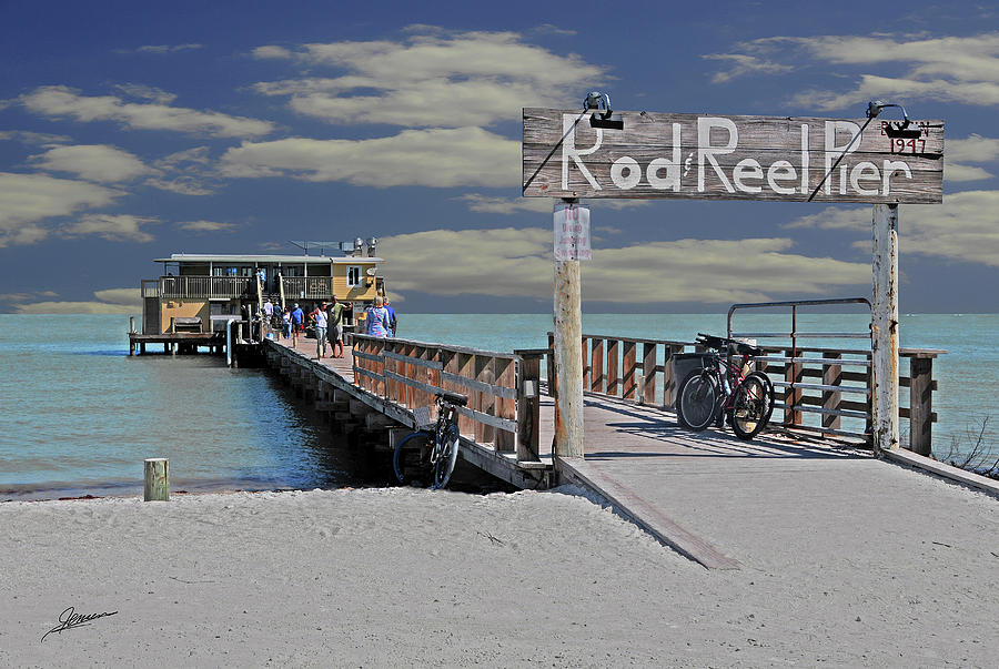 The Historic Rod and Reel Pier Photograph by Phil Jensen