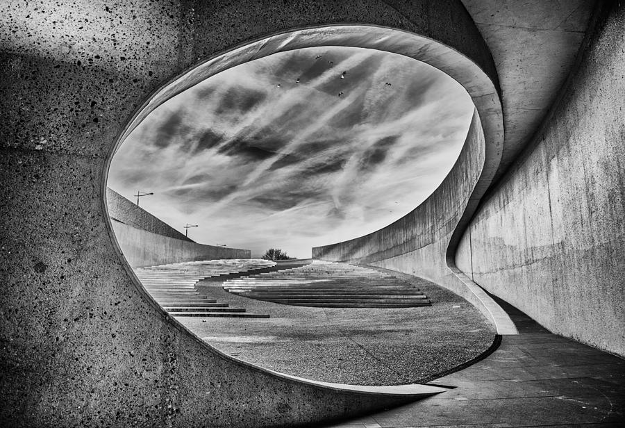 Architecture Photograph - The Hole by Alfons Paesen