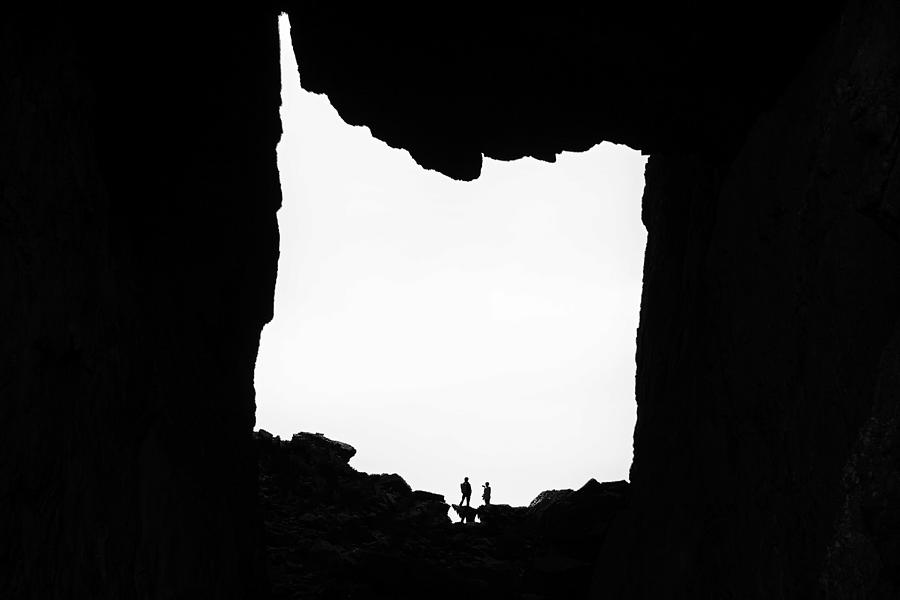 The hole In The Mountain Photograph by Karen Van Eyken