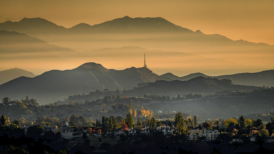 Fall Photograph - The Hollywood Morning Light by Jay Wang