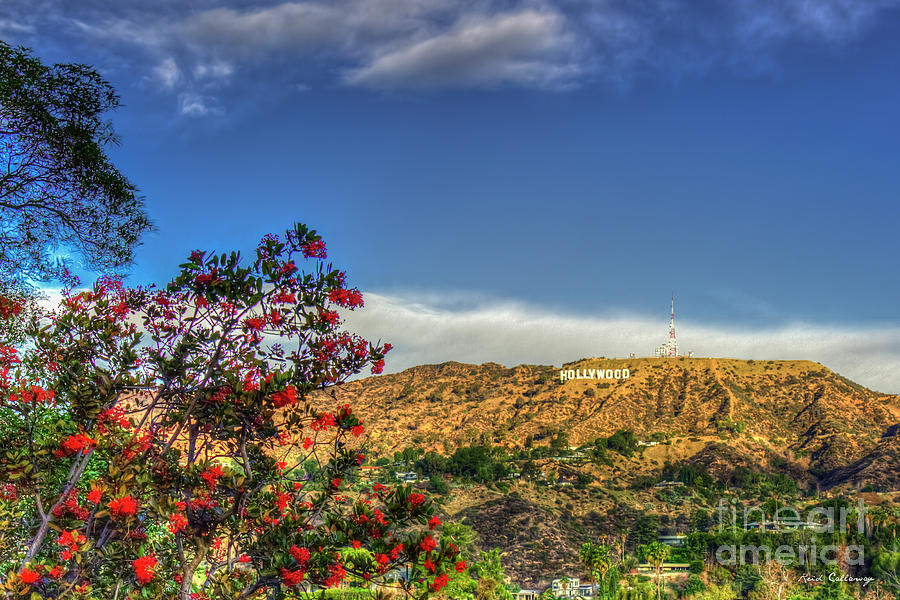 The Hollywood Sign Los Angeles California Landscape Art Photograph by Reid Callaway