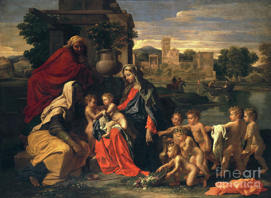 The Holy Family With The Infant St. John The Baptist And St. Elizabeth ...