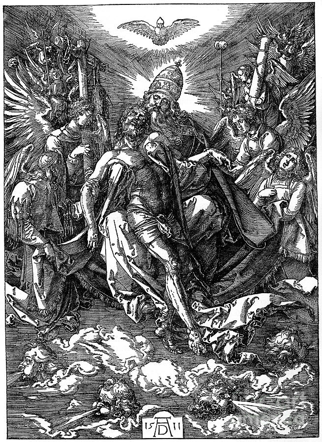 The Holy Trinity, 1511, 1936. Artist Drawing by Print Collector