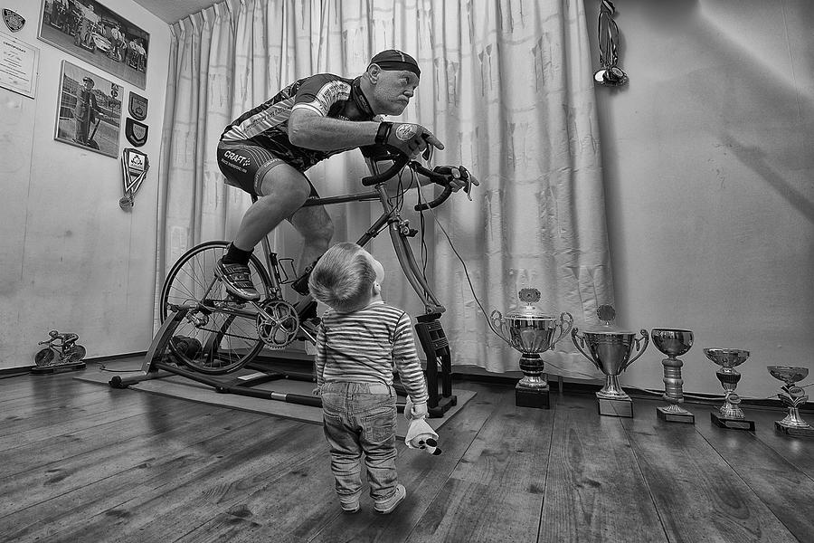 The Hometrainer Photograph by Cees Petter
