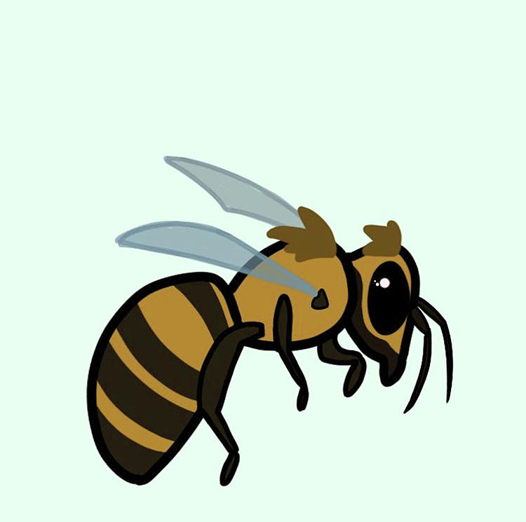 The Honey Bee Digital Art by Matt Lebel - Pixels