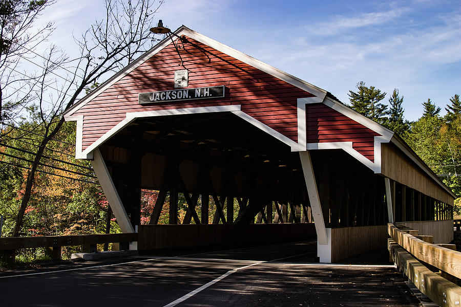 The Honeymoon Covered Bridge In New Hampshire Photograph