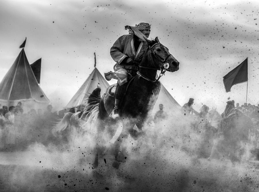 The Horseback Rider Photograph by Babak Mehrafshar (bob)