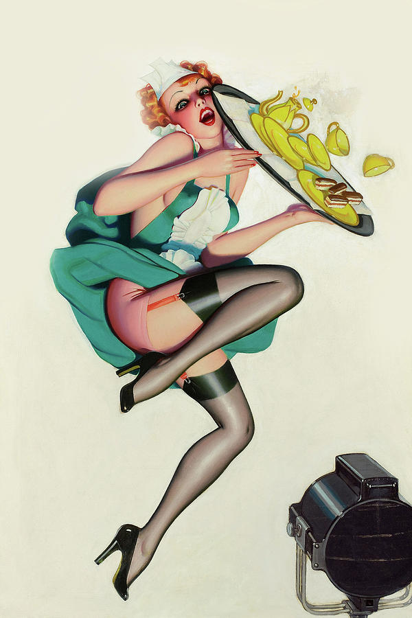 The Hottest Thing on the Menu! Painting by Enoch Bolles