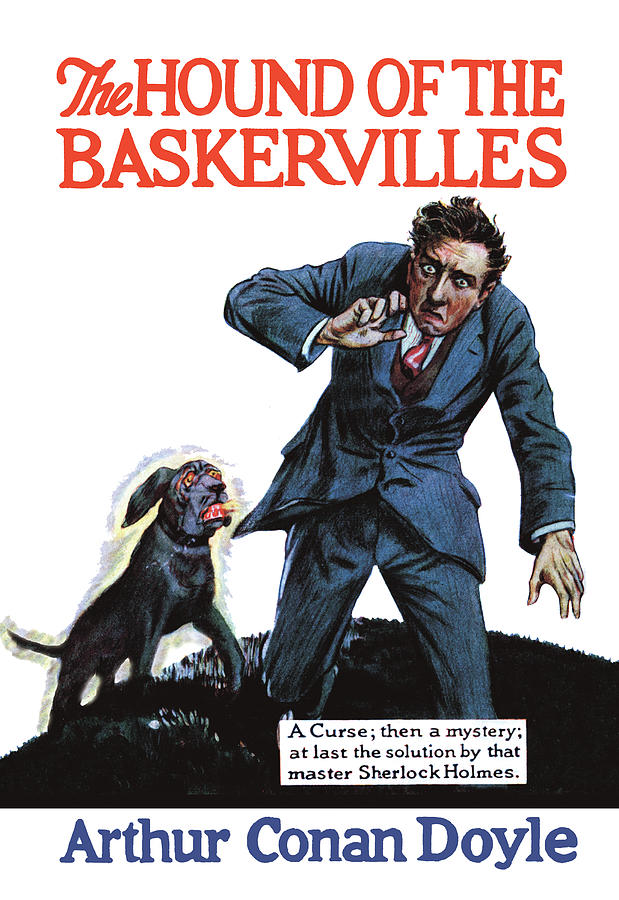 The Hound of the Baskervilles #1 (book cover) Painting by Unknown