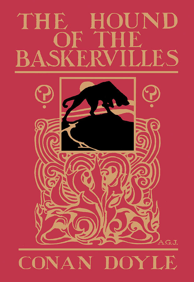 The Hound of the Baskervilles #3 (book cover) Painting by Agj