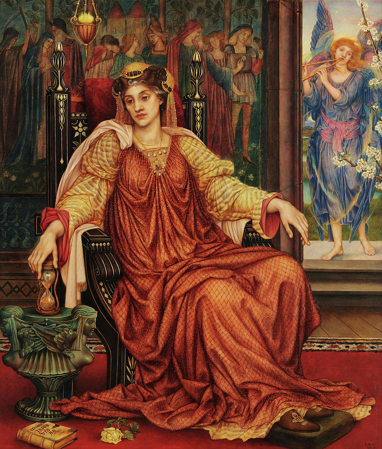 Evelyn De Morgan Painting - The Hourglass, 1905 by Evelyn De Morgan