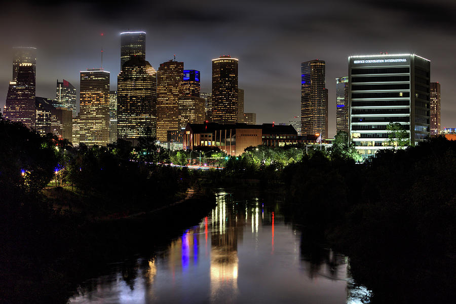 The Houston Skyline Photograph by JC Findley