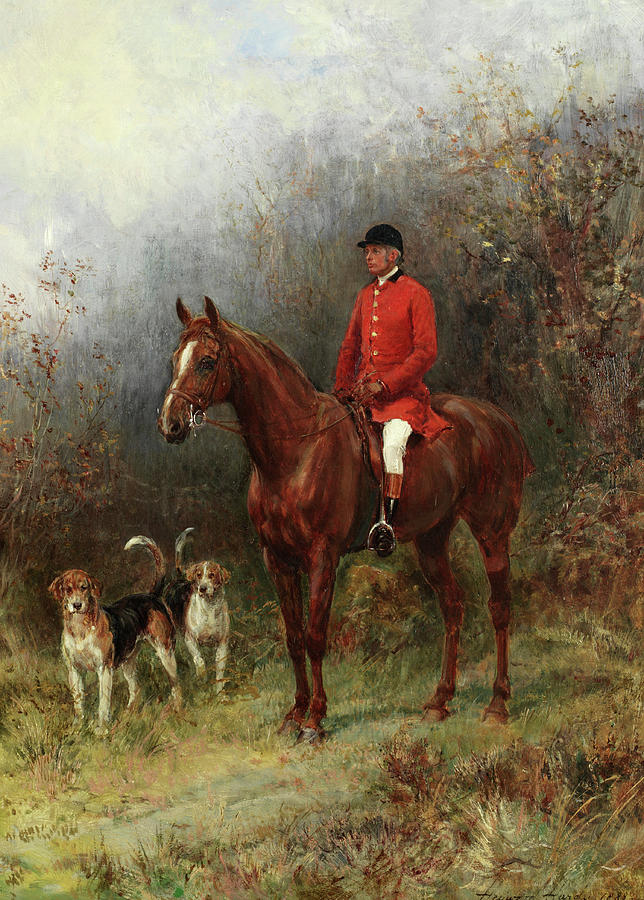 Heywood Hardy Painting - The huntsman by Heywood Hardy