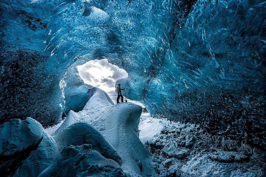 The Ice Cave Photograph by Alfred Forns