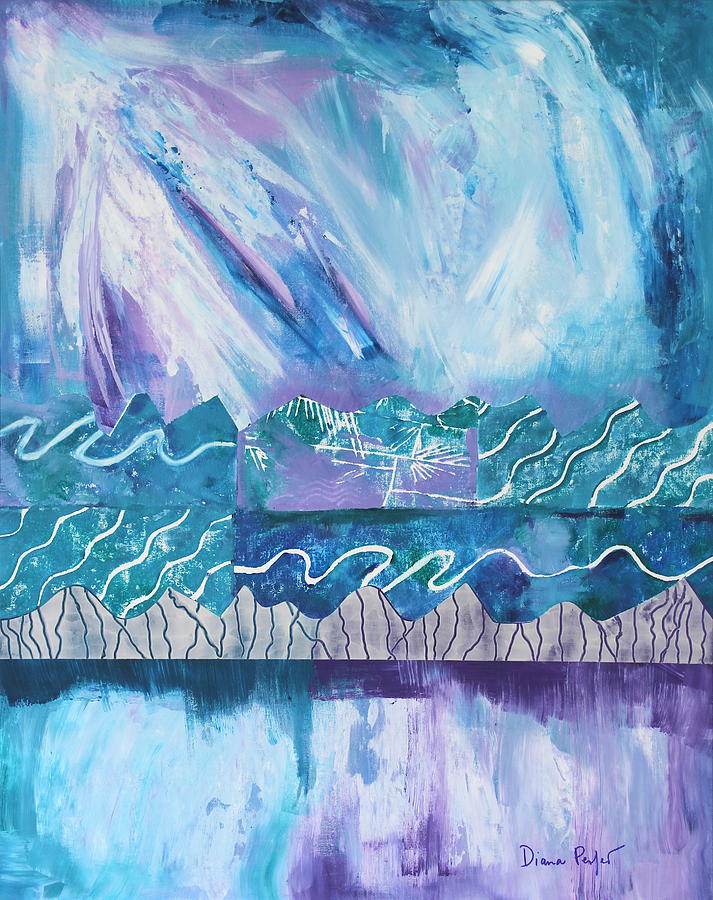 The Ice is Melting Painting by Diana Perfect