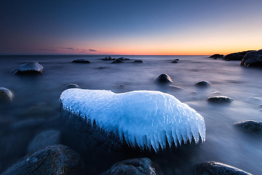 The Ice Stone Photograph by Joakim Orrvik