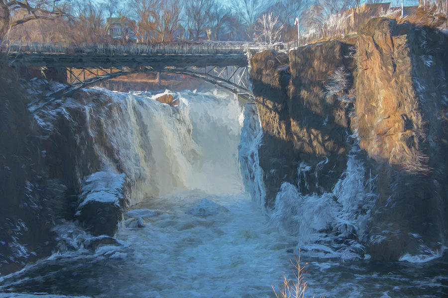 The Iced Great Paterson Falls  Photograph by Alan Goldberg