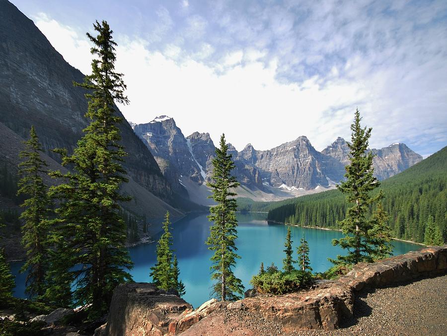 The Iconic View Of Moraine Lake Photograph by Rex Montalban Photography ...