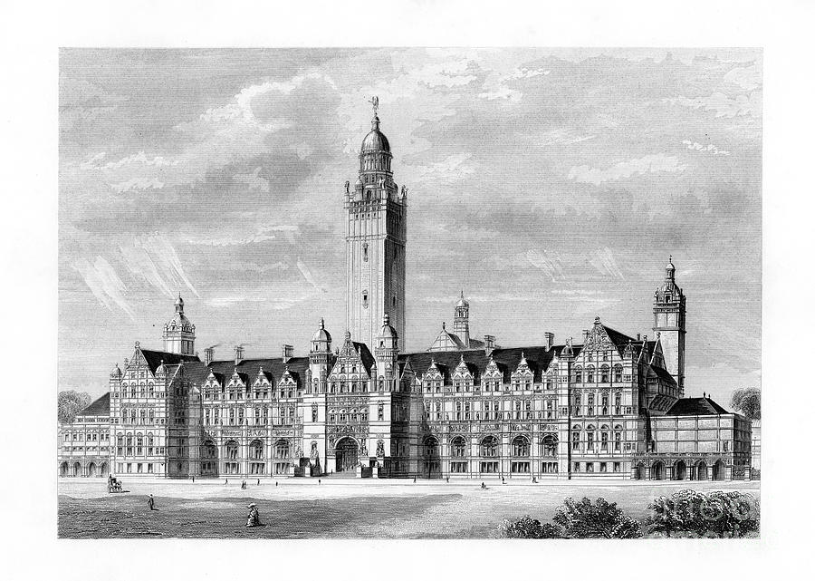 The Imperial Institute, South Drawing by Print Collector