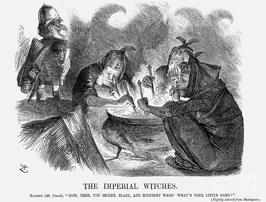 The Imperial Witches, 1872. Artist Drawing by Print Collector