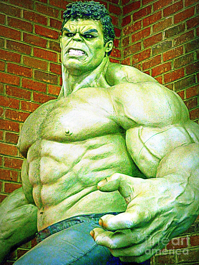 Fantasy Photograph - The Incredible Hulk by Rodger Painter