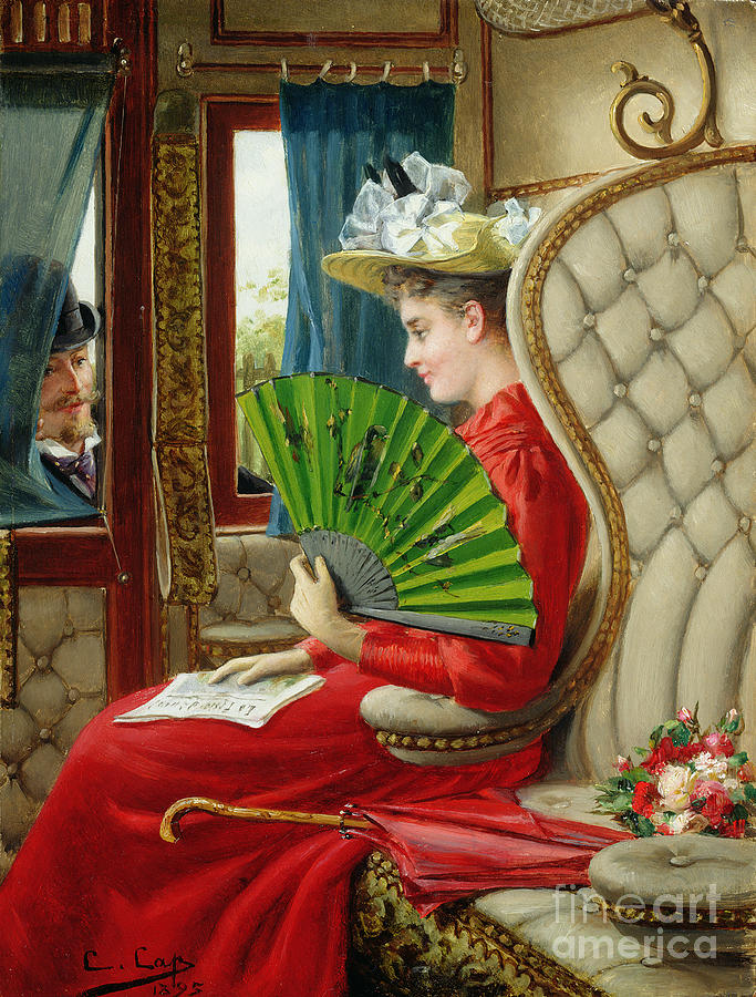 The Indiscretion, 1895 Painting by Constant Aime Marie Cap