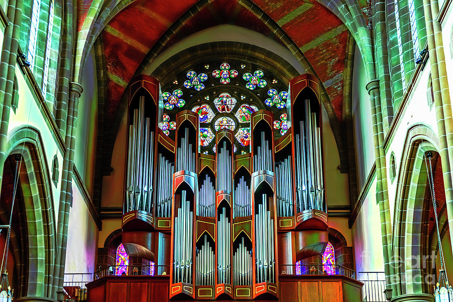 City Photograph - Organ in Christ Church Cathedral, Victoria, B.C. by Viktor Birkus