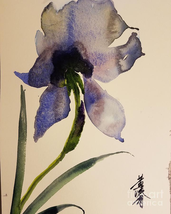 The iris M Painting by Han in Huang wong