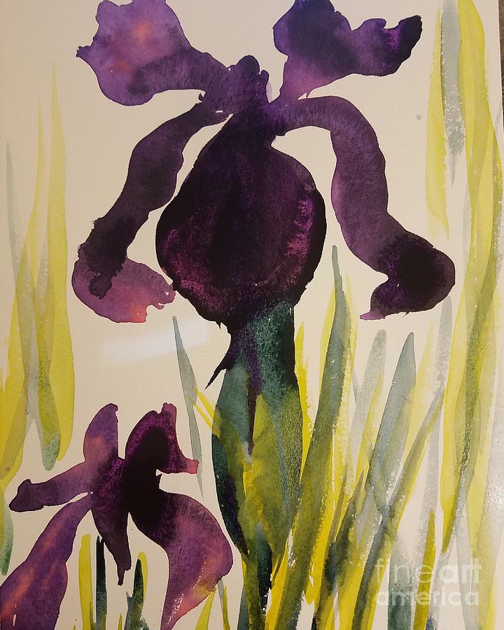 The iris N Painting by Han in Huang wong