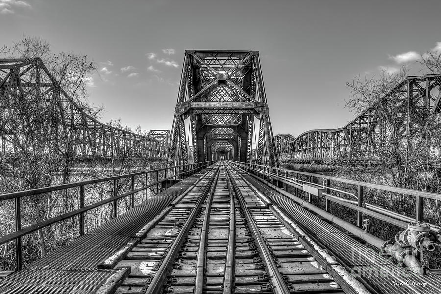 The Iron Age Memphis Tennessee Snow Covered Bridges Mississippi River Art Photograph by Reid Callaway