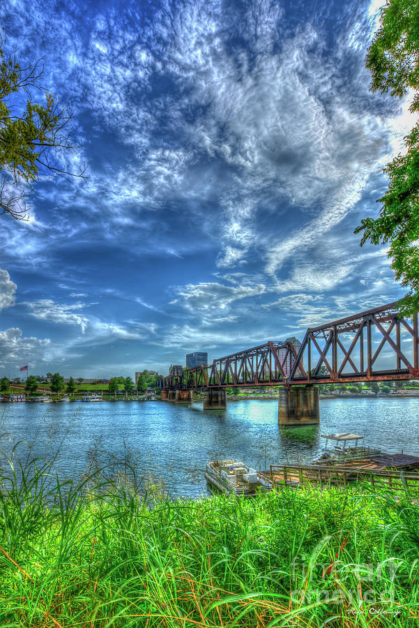 The IronMan Sixth Street Trestle Bridge Augusta Georgia Art Photograph by Reid Callaway
