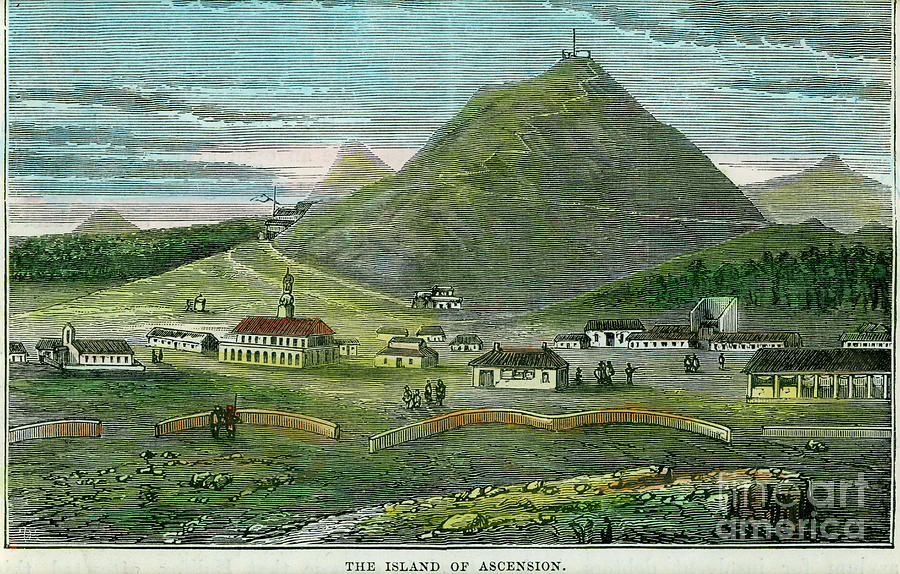 The Island Of Ascension, C1880 Drawing by Print Collector